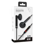 Metal shell headphone Bass earphone